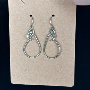 Elegant Silver Drop Earrings